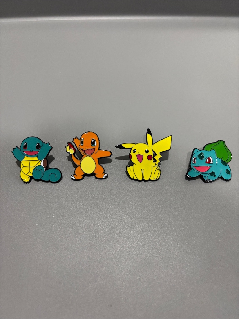Pokemon Kanto Starter pin set